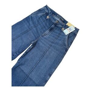 Michael Kors Selma Crop Flare Jeans Women's 12 High Rise Front Seam NWT